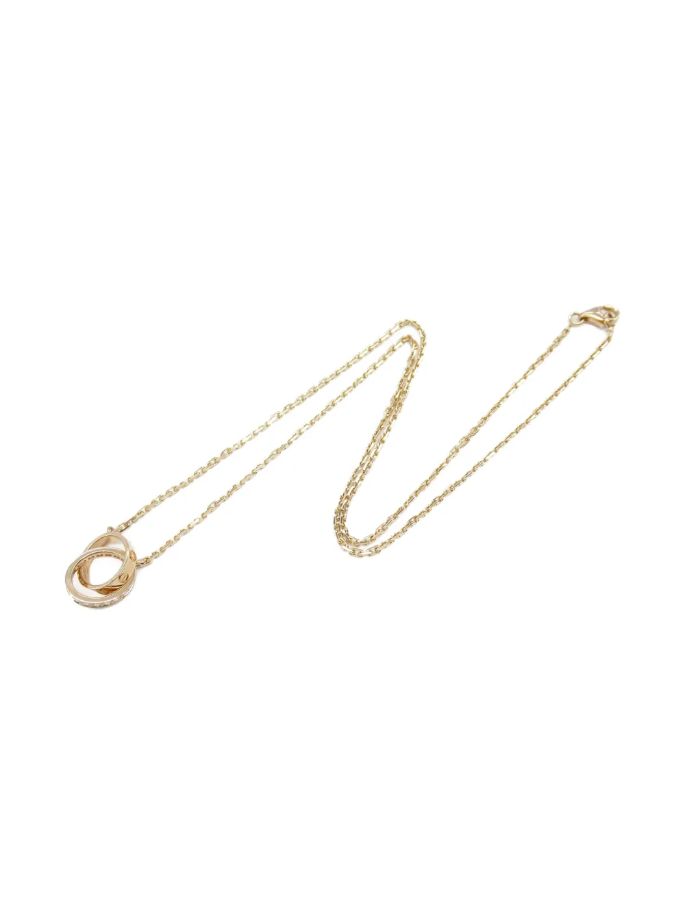 Cartier 10's 18kt rose gold Baby Love diamond necklace | Image 2