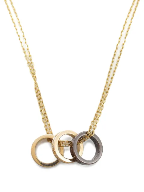 Cartier قلادة 'لوف ثري هوبس' ذهب وردي عيار 18 مرصعة بألماس من عقد 2010
