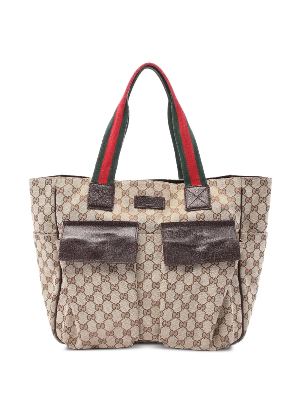 Gucci Pre-Owned 2000s Serry Line GG canvas handbag | Neutrals | Image 1