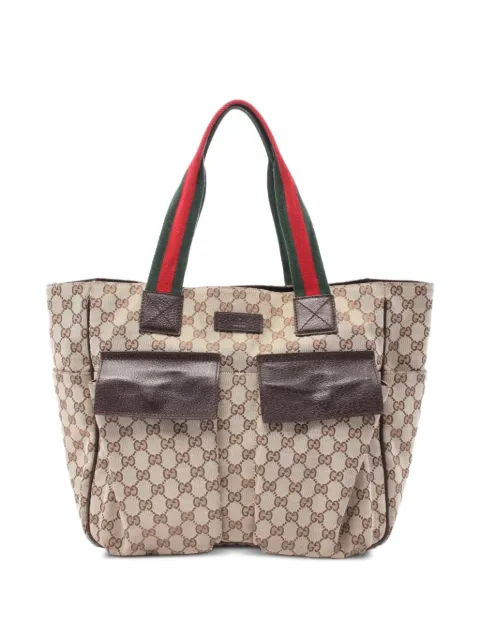 Gucci Pre-Owned 2000s Serry Line GG canvas handbag