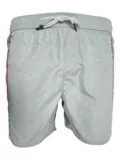 Iceberg logo-pattern side-stripe swim shorts - Green