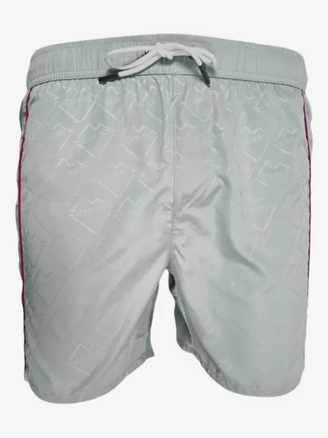 Iceberg logo-pattern side-stripe swim shorts