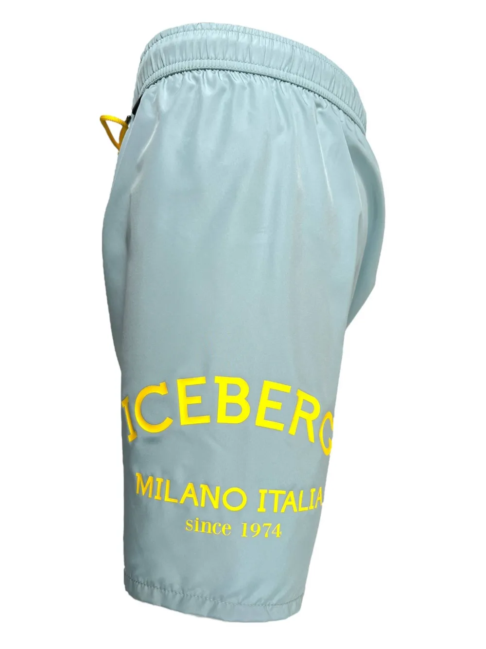 Iceberg logo-plaque swim shorts Groen