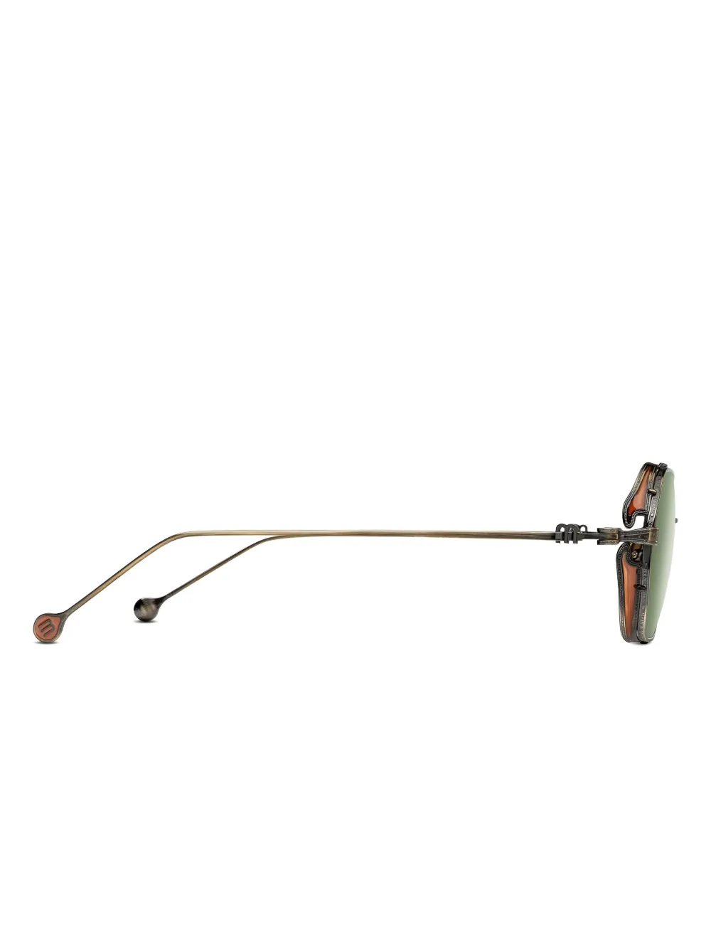 Matsuda M3152 zonnebril met rond montuur - Goud
