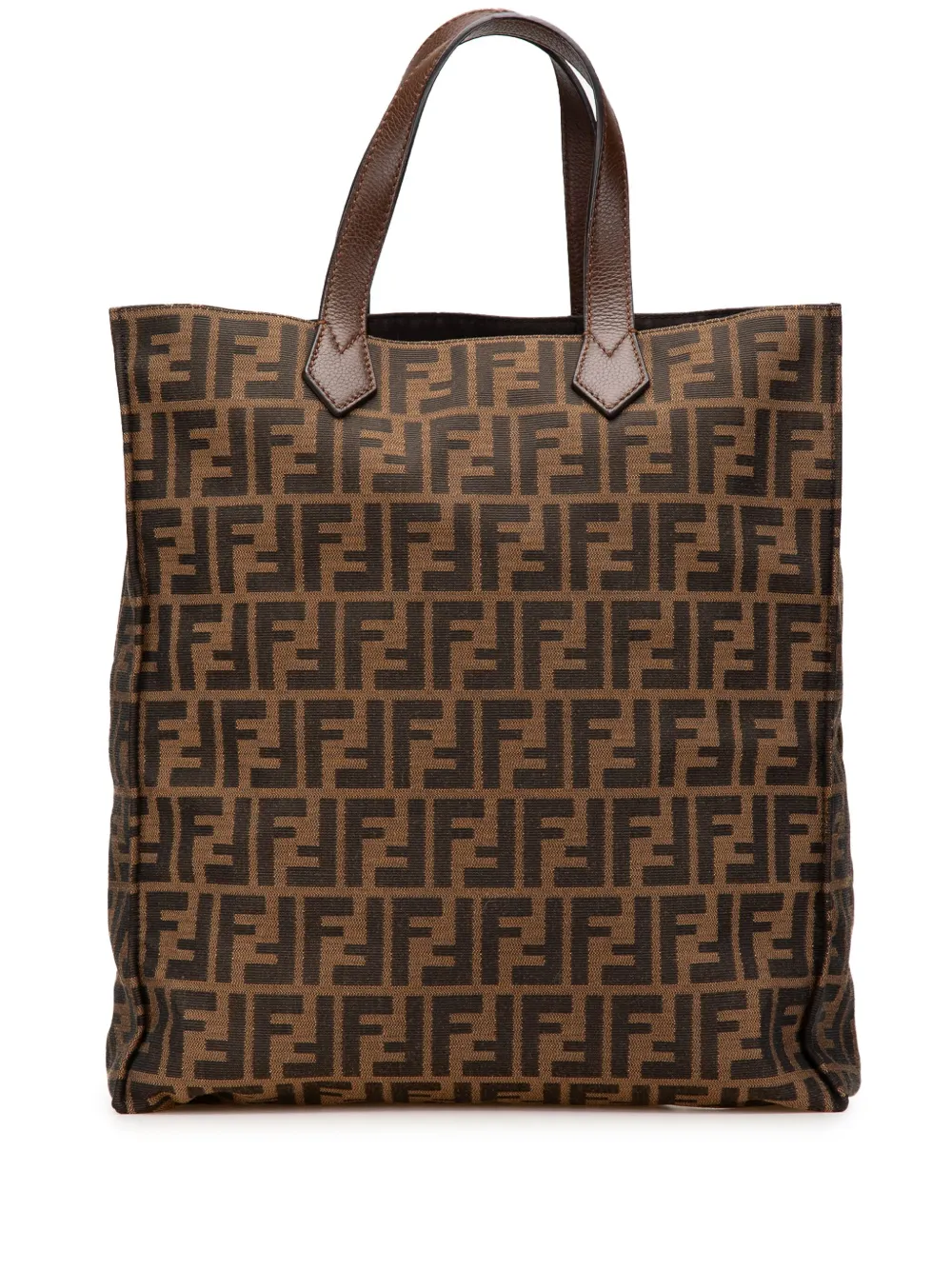 Fendi Pre-Owned sac à main Shopping en toile à motif Zucca (2010-2025) | marron | Image 1