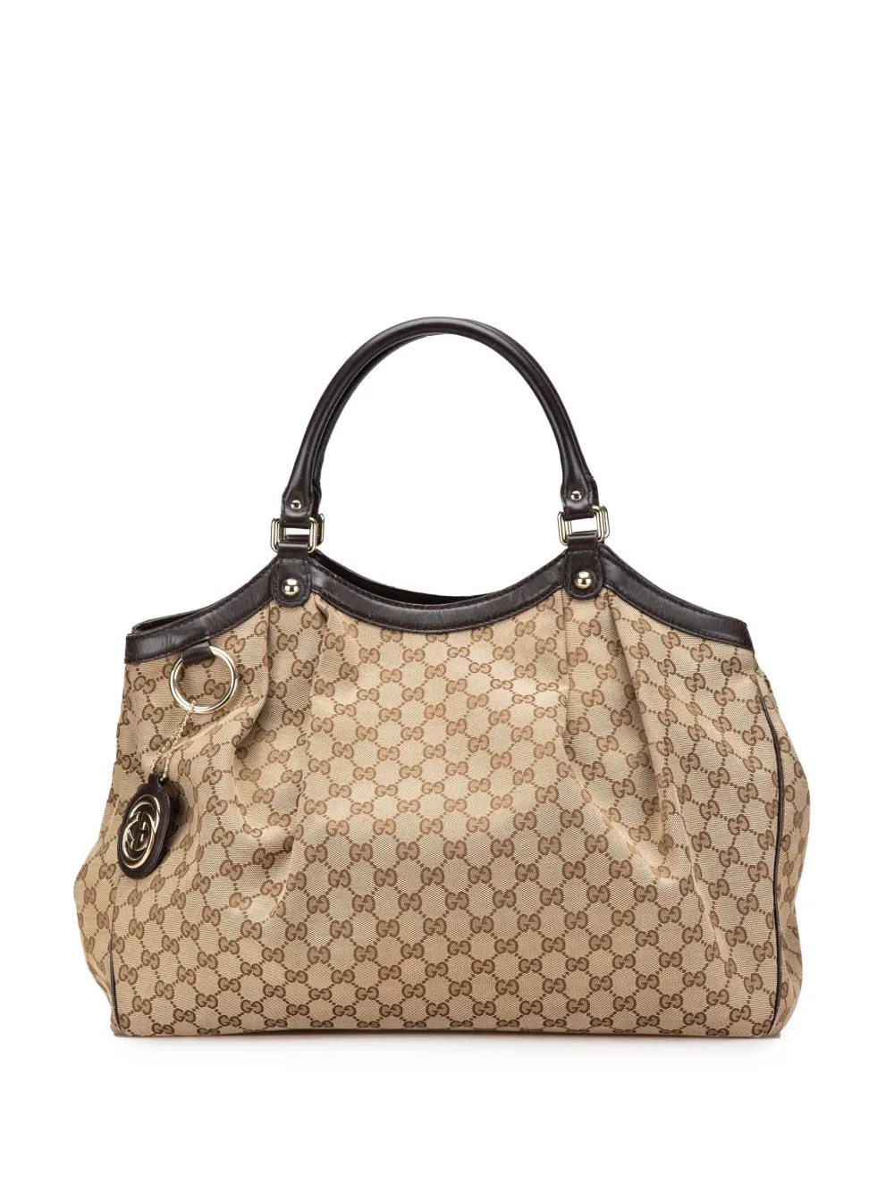 Pre-owned Gucci 2000-2015 Large Gg Canvas Sukey Tote Bag