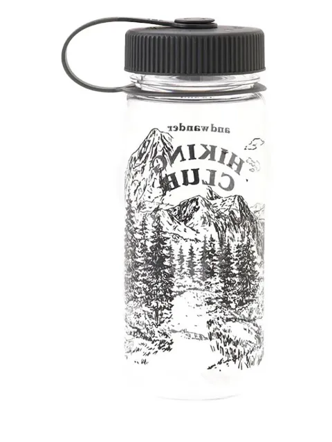 and Wander hiking club-print water bottle