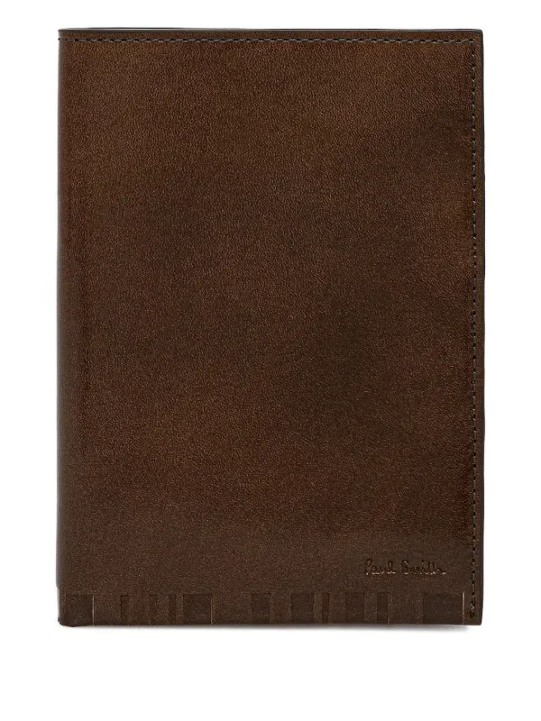 Paul Smith ブラウンレザーケース Paul Smith レザー パスポートケース | ブラウン | FARFETCH JP