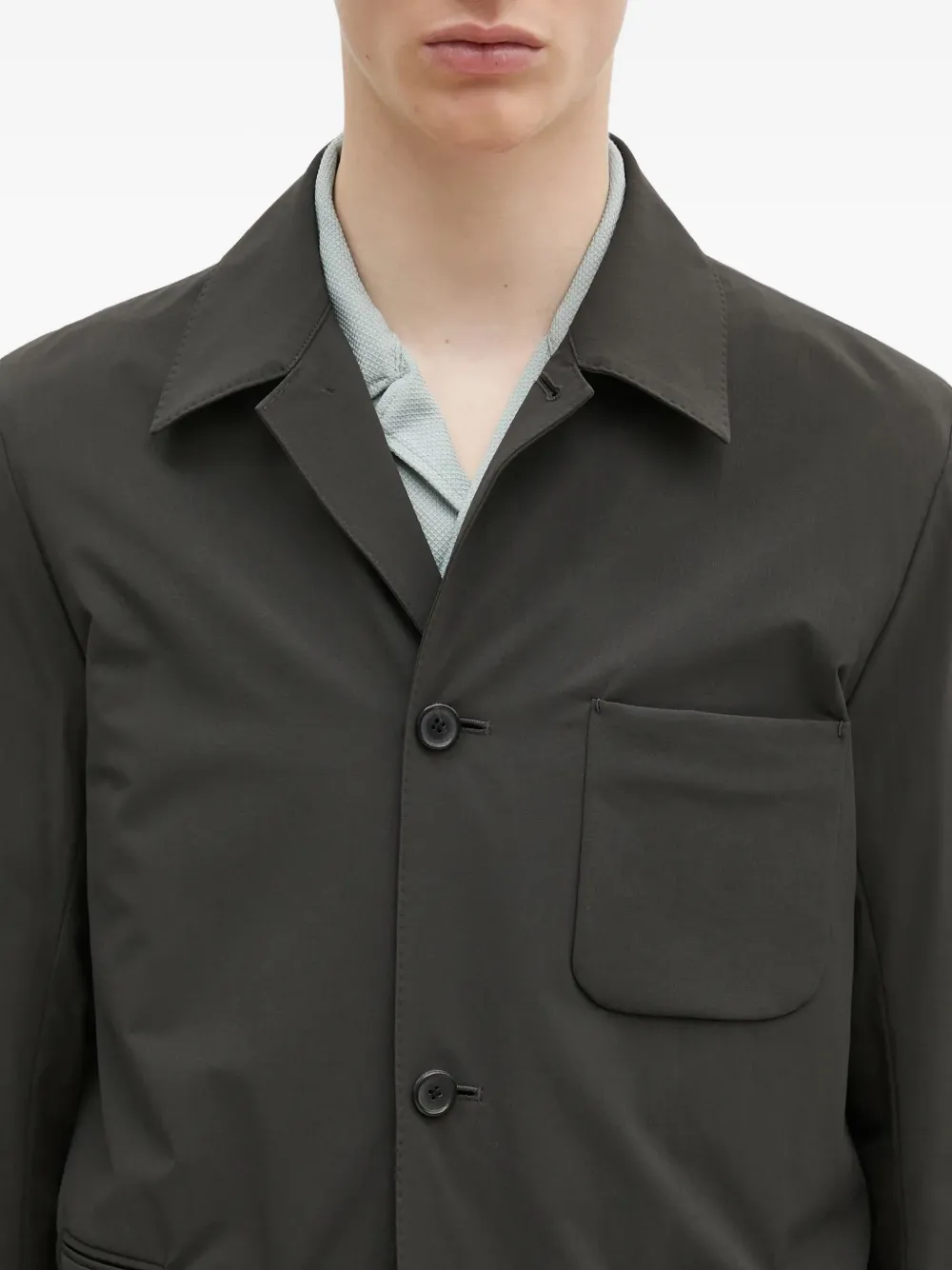 Paul Smith Jack met opgestikte zak en knopen Groen