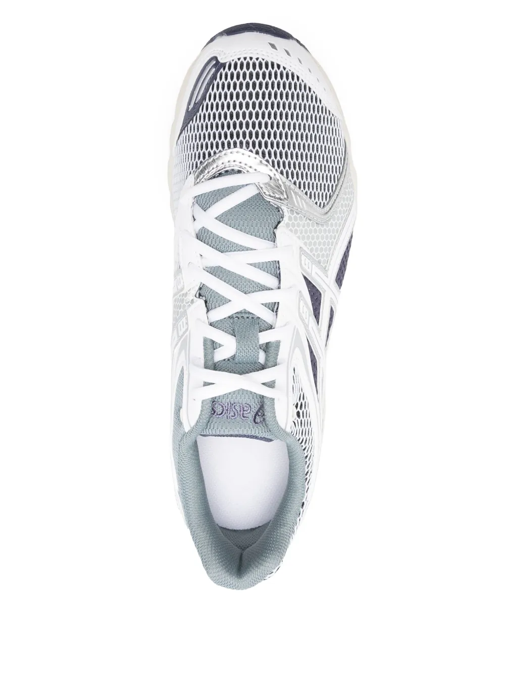 Asics Mens White Pure Silver Gel-ds 14 Woven Trainers