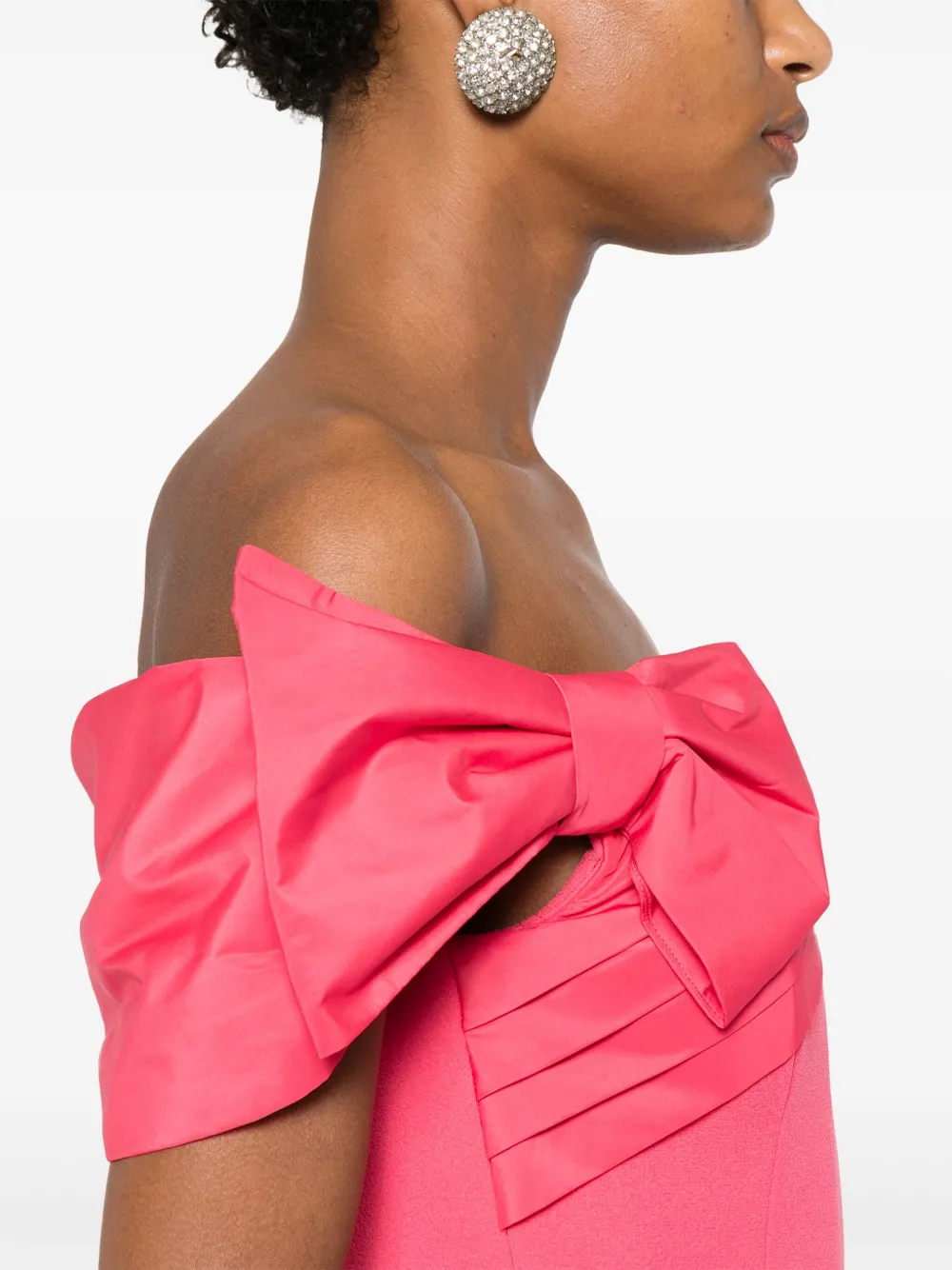 Rebecca Vallance Jurk met strikdetail Roze