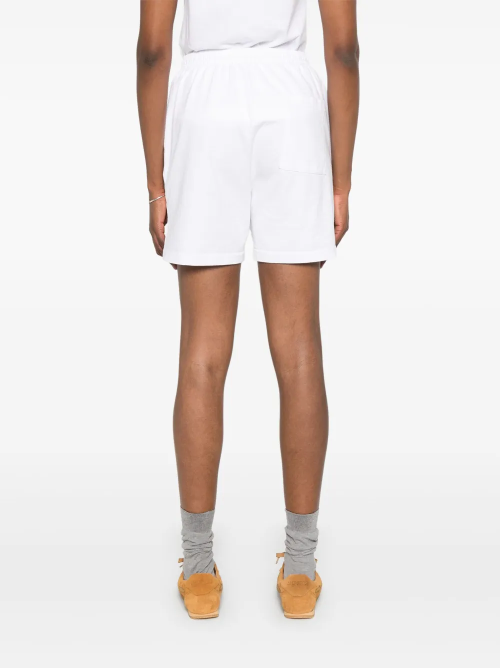 Sporty & Rich Katoenen shorts Wit