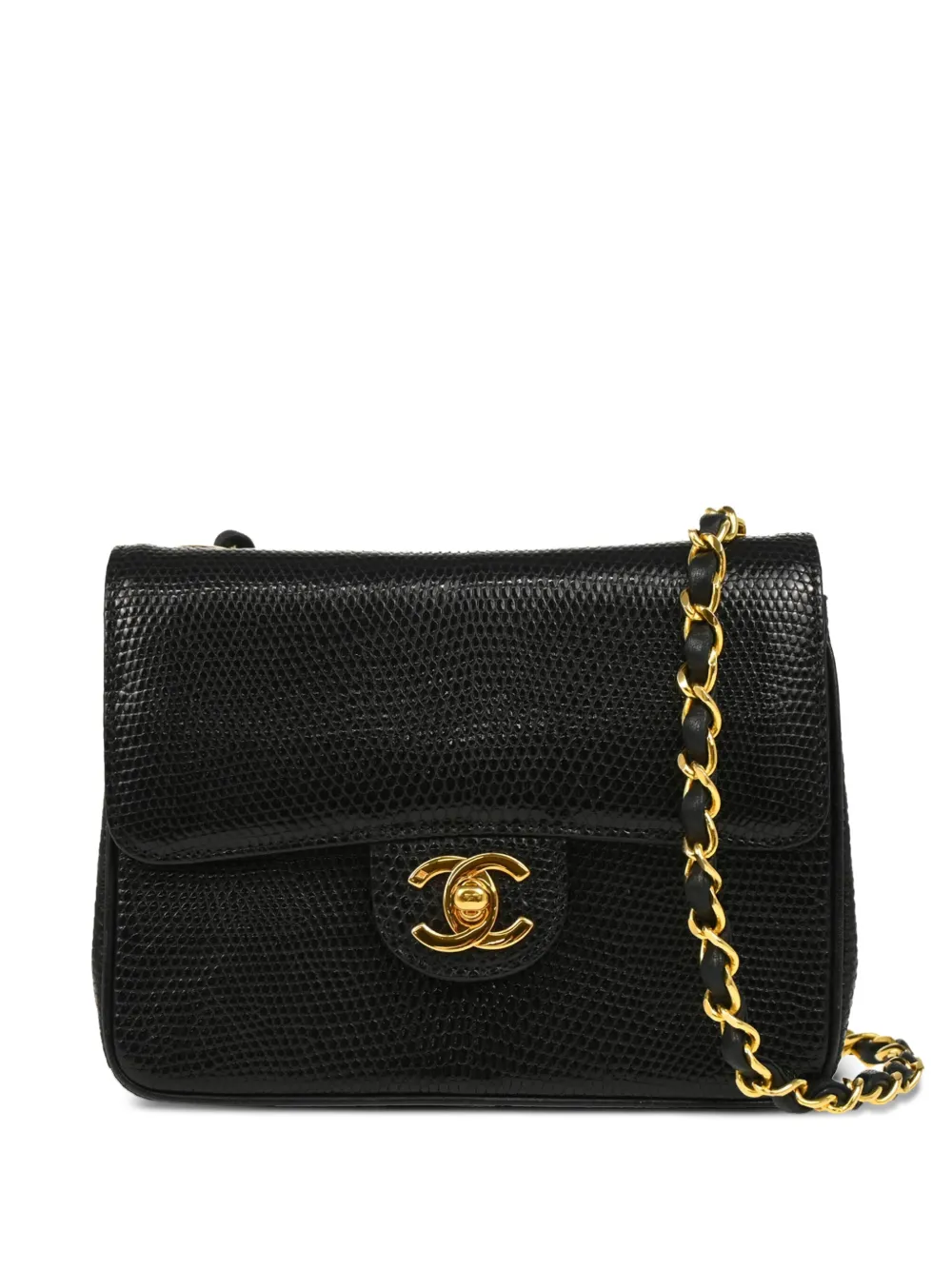 CHANEL Pre-Owned 1990 フラップ ショルダーバッグ - ブラック