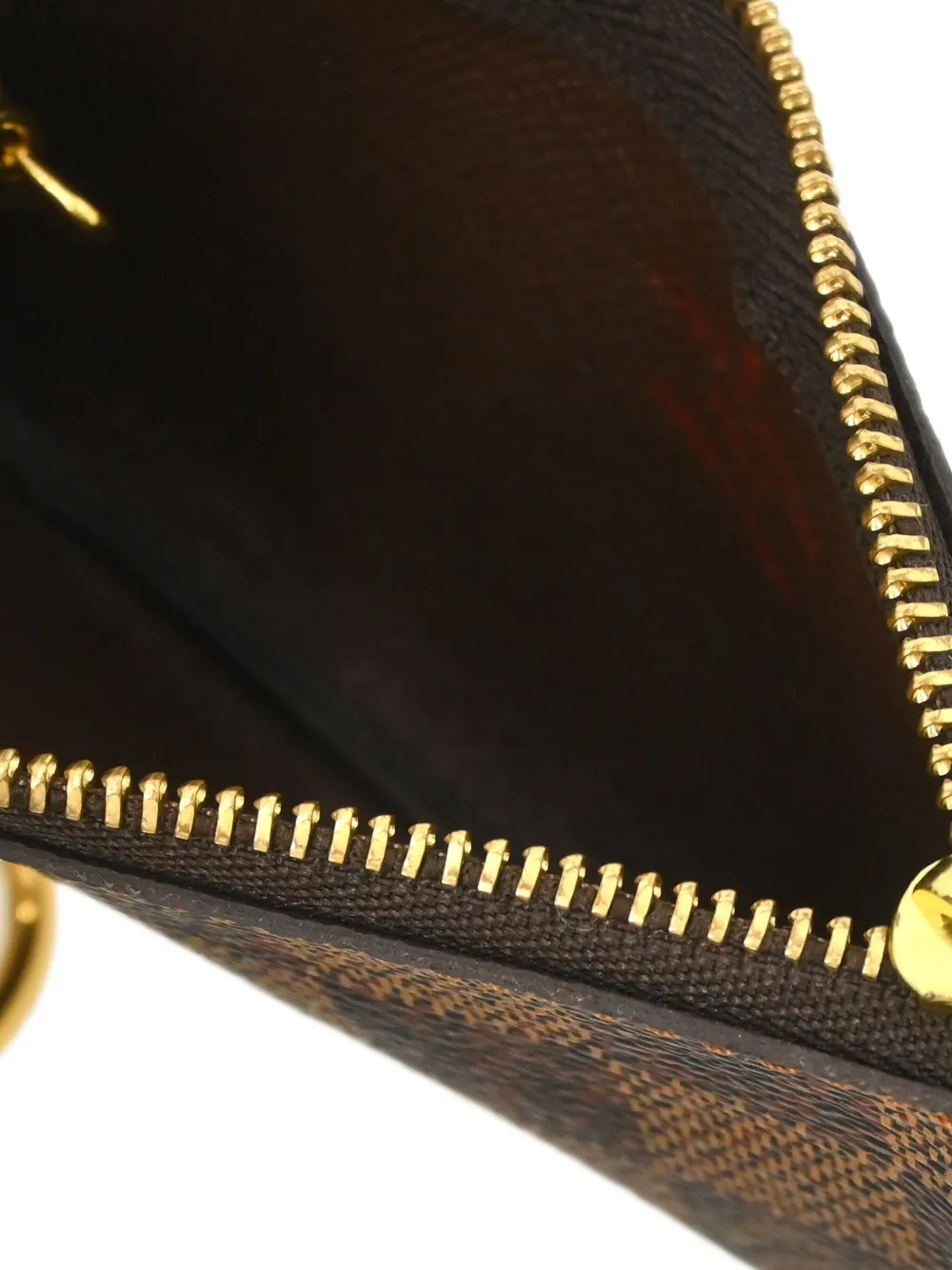 Pre-owned Louis Vuitton 2004 Key Pouch Wallet In Brown