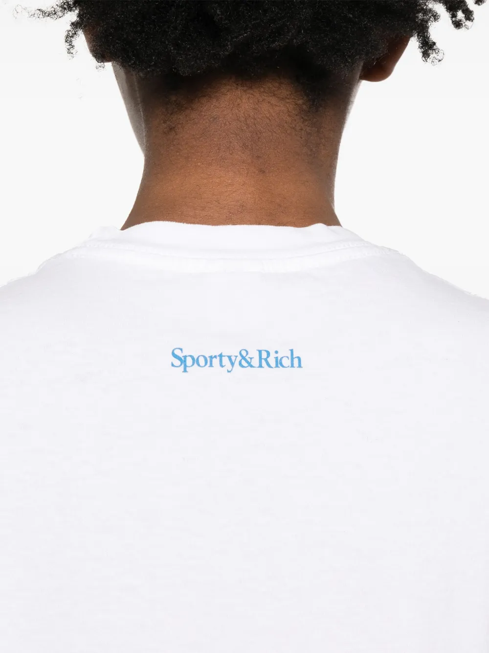 Sporty & Rich Katoenen T-shirt Wit