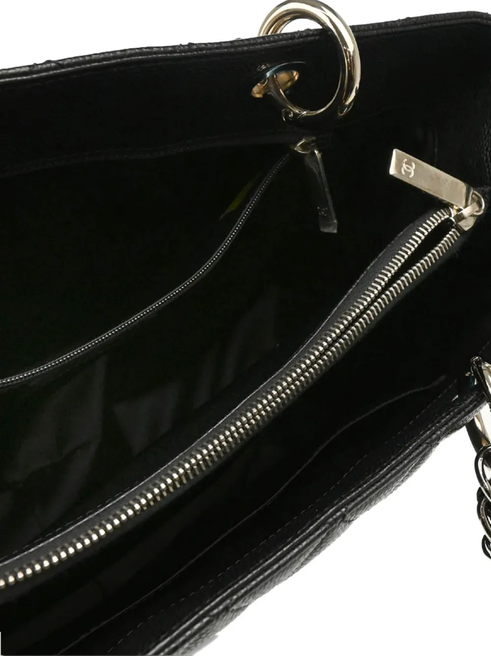 Pre-owned Chanel 2014 Grand Shopping Gst Tote Bag In Black