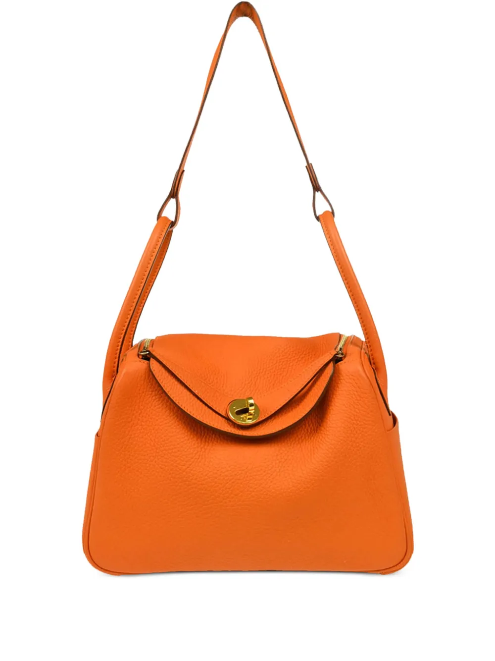 Hermès Pre-Owned 2011 リンディ 26 ショルダーバッグ - オレンジ Hermès Pre-Owned 2011 リンディ 26 ショルダーバッグ - オレンジ