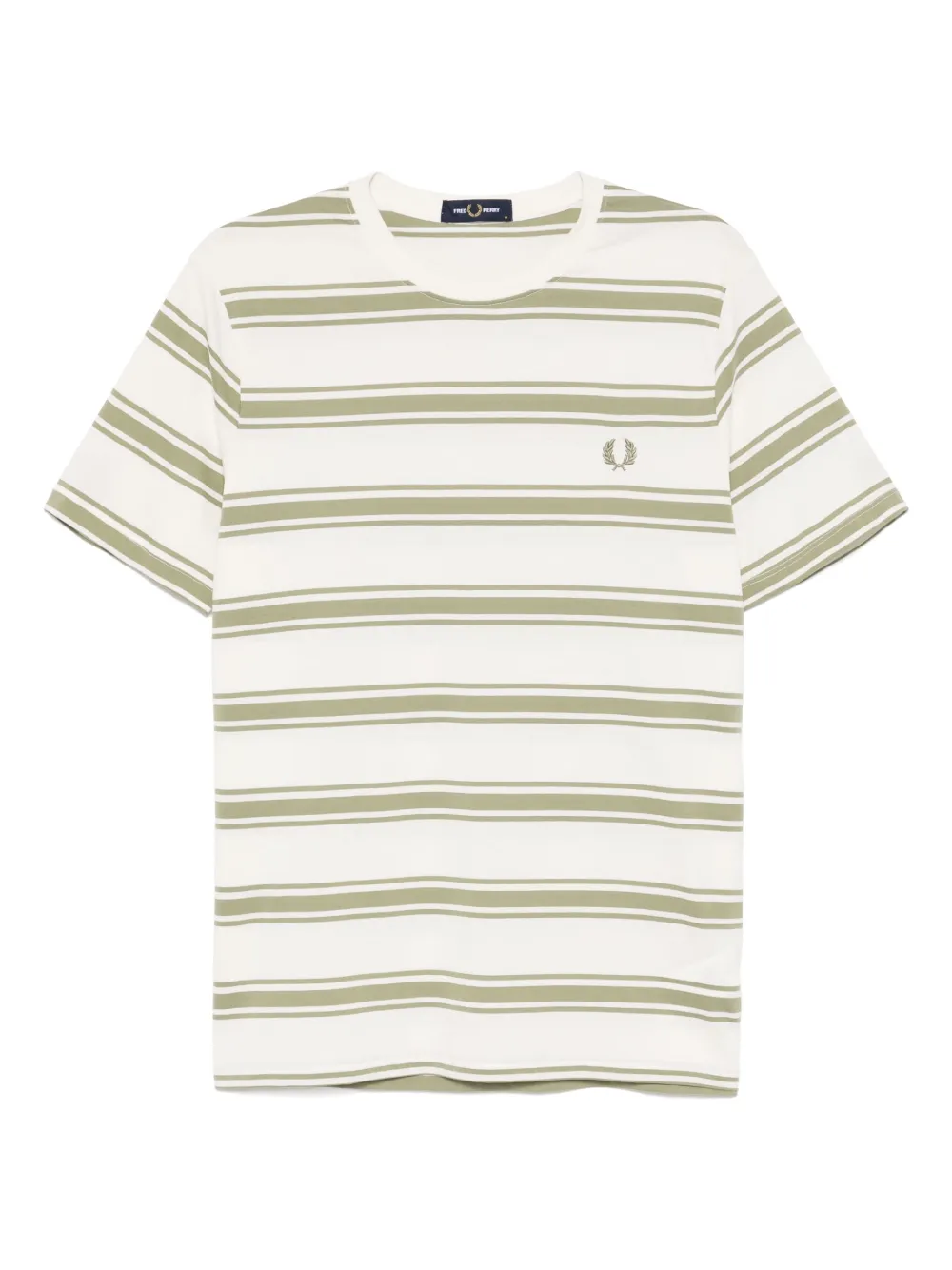 Fred Perry logo-embroidered T-shirt | Neutrals | Image 1