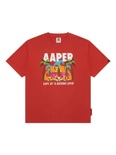 AAPE BY *A BATHING APE® graphic-print T-shirt