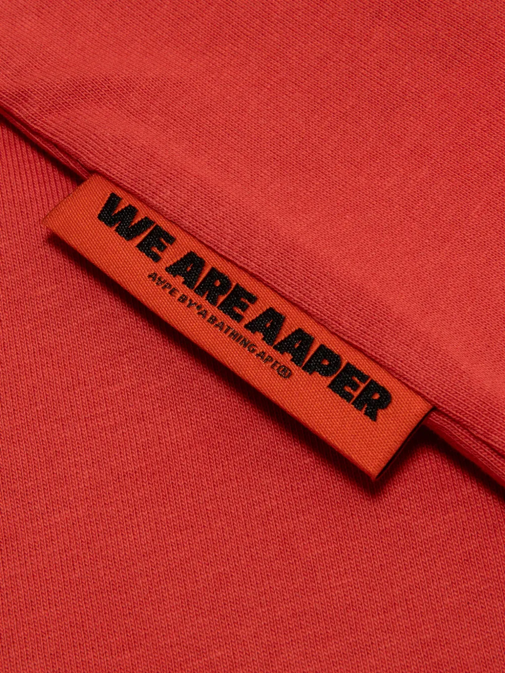 AAPE BY *A BATHING APE T-shirt met grafische print Rood
