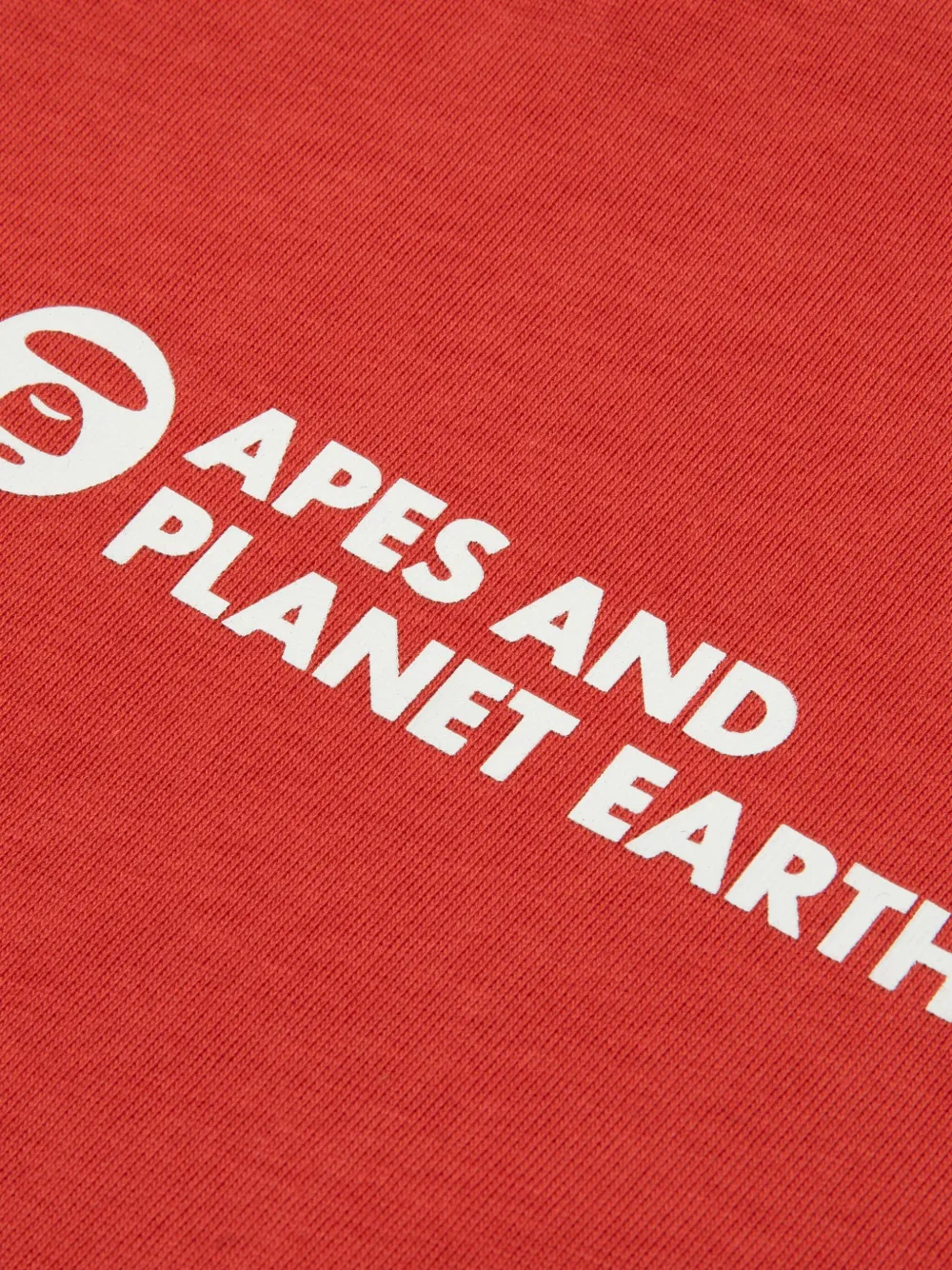 AAPE BY *A BATHING APE T-shirt met grafische print Rood