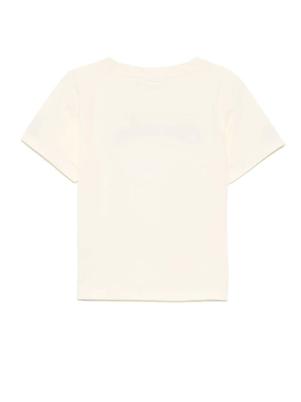 CHOCOOLATE T-shirt met geborduurd logo Beige