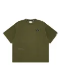 AAPE BY *A BATHING APE® panelled T-shirt - Green