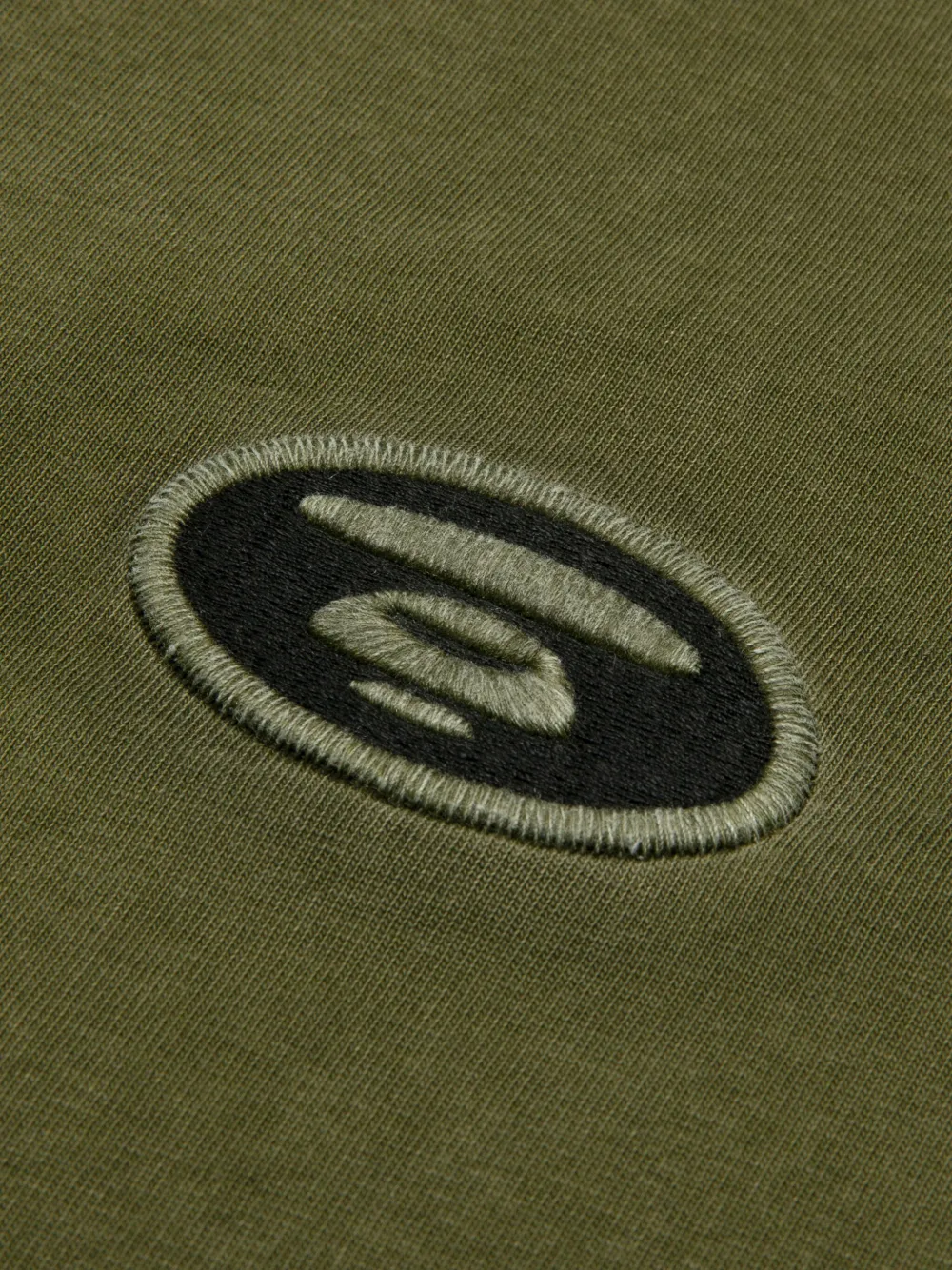 AAPE BY *A BATHING APE T-shirt met vlakken Groen