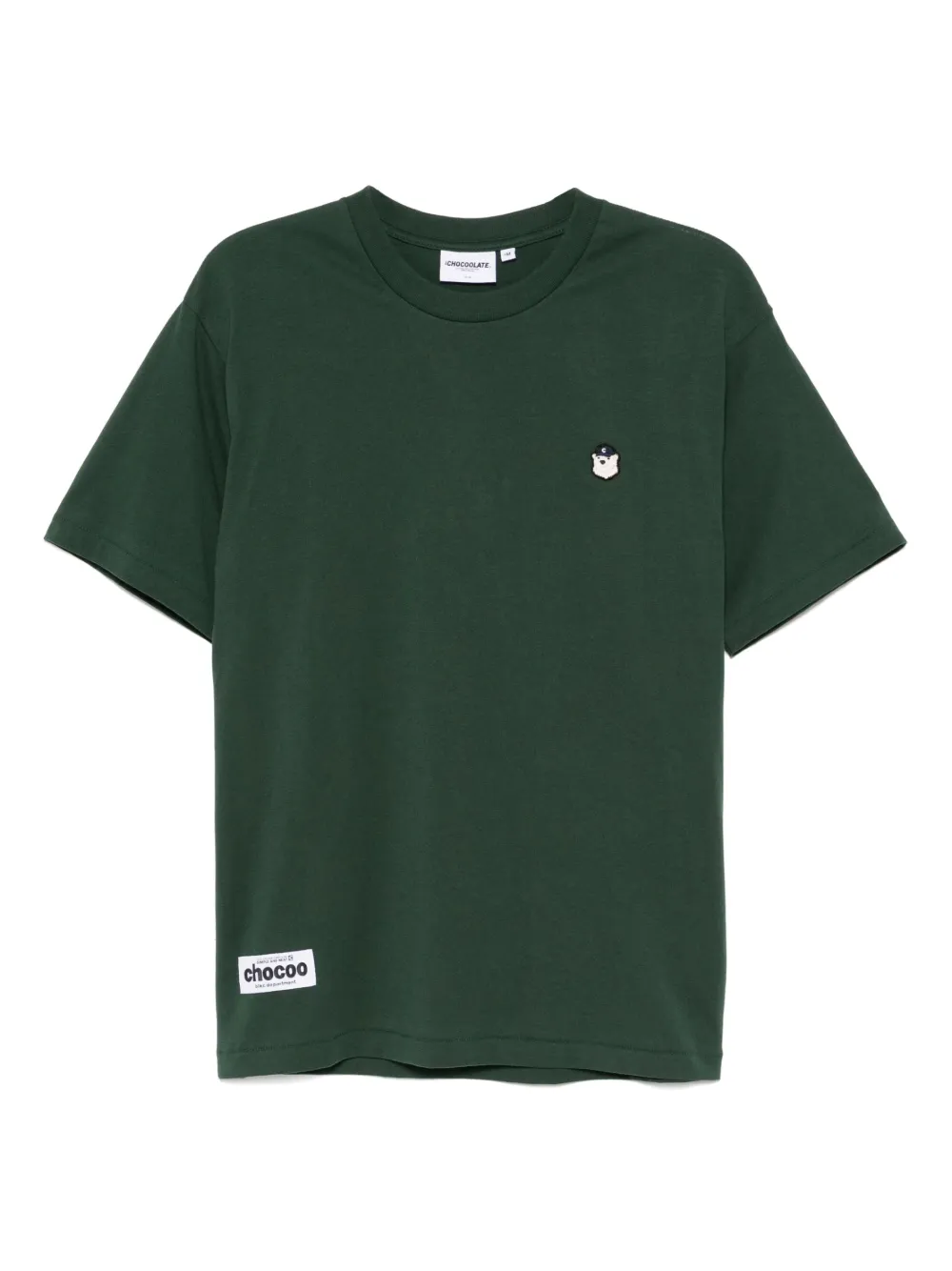 CHOCOOLATE playera con parche del logo | verde | Image 1