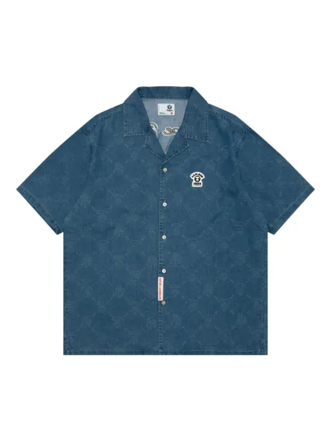 AAPE BY *A BATHING APE® playera con monograma del logo
