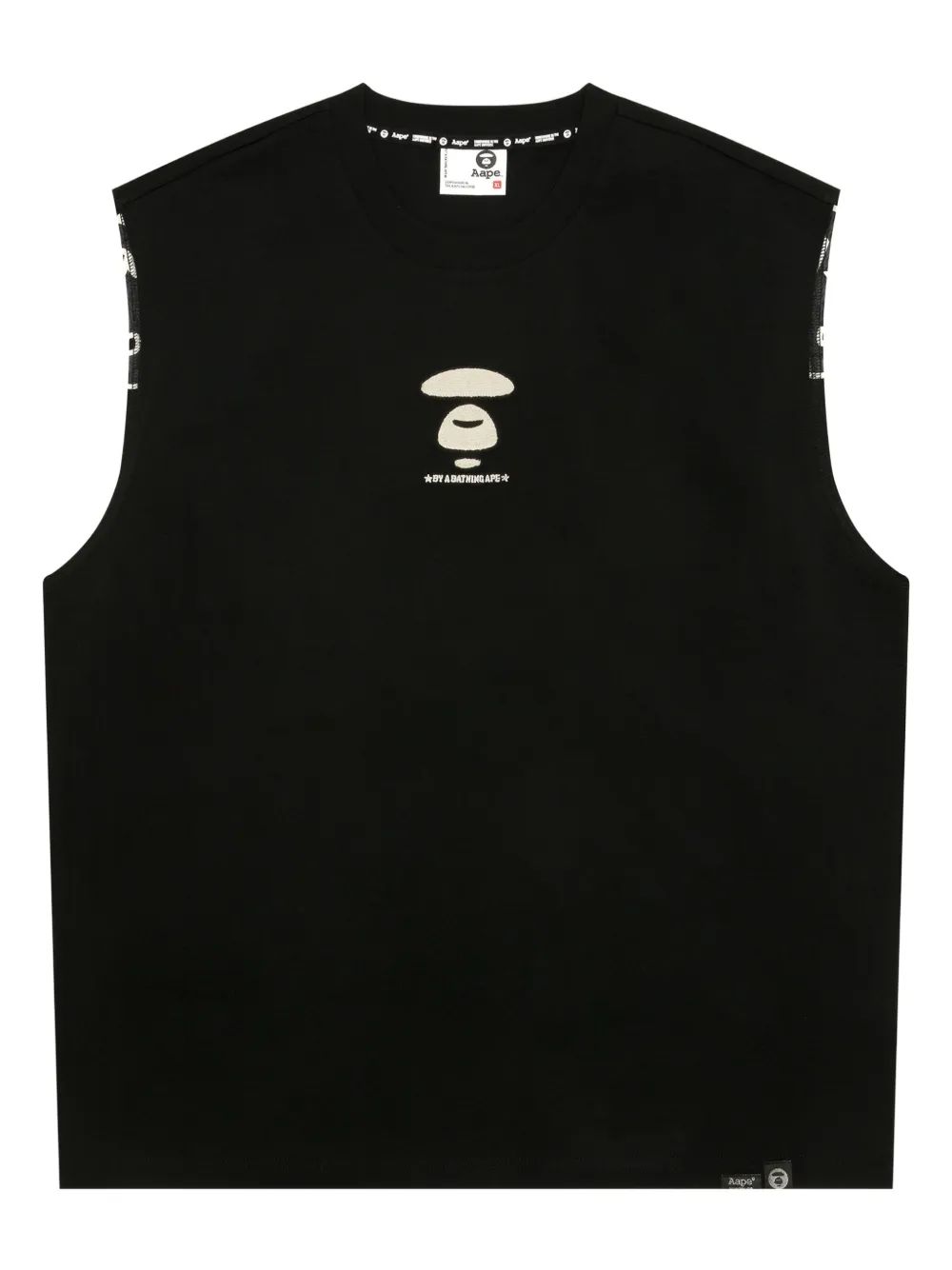 AAPE BY *A BATHING APE® топ с вышитым логотипом | черный | Image 1