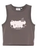 CHOCOOLATE logo-print tank top - Grey