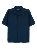 Fred Perry logo-embroidered shirt - Blue