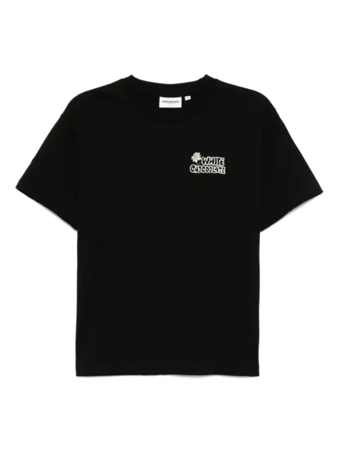 CHOCOOLATE logo-embroidered T-shirt