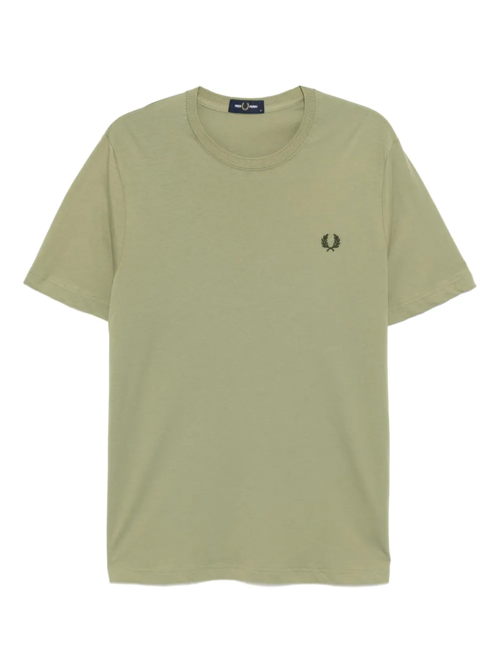 Fred Perry logo-embroidered T-shirt | Green | Image 1