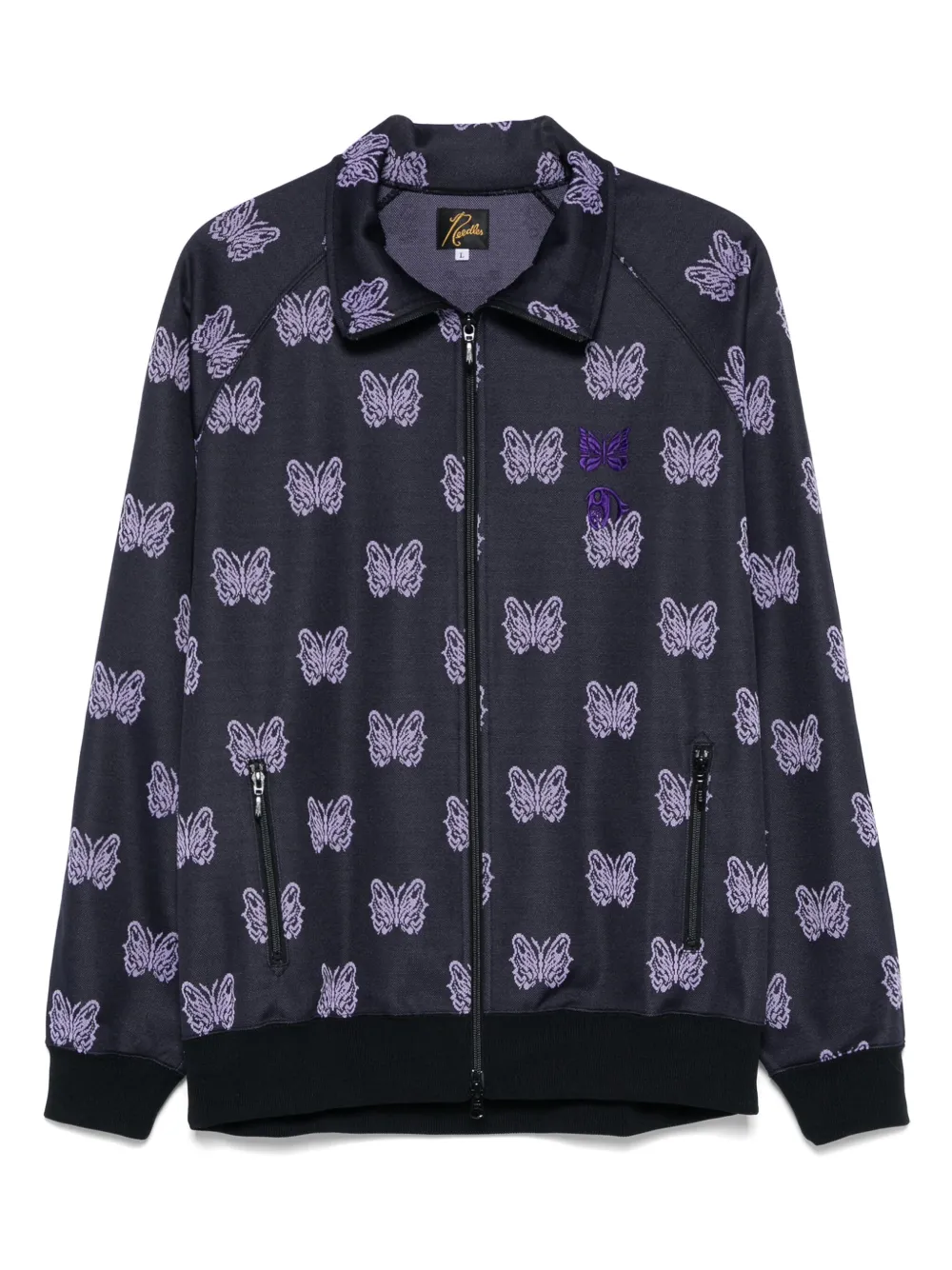 Needles x Kae Tanaka zip-up track jacket | Black | Image 1