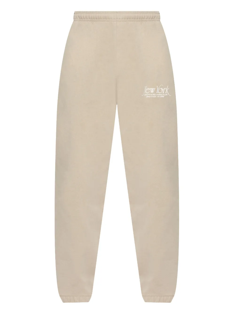 slogan-print track pants