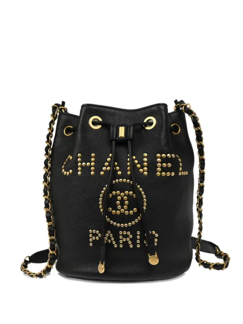CHANEL Pre-Owned 2019 Deauville bucket bag