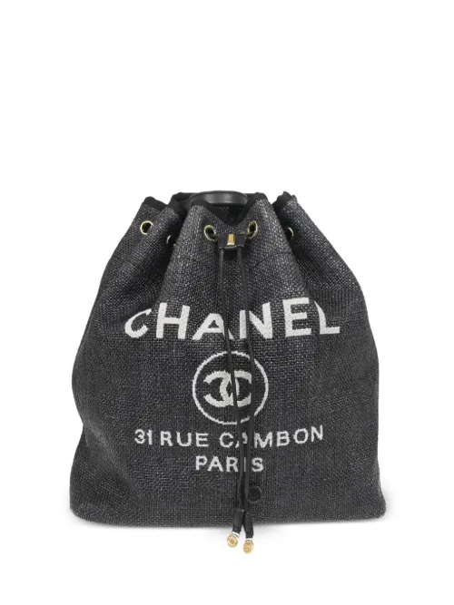 Sac à dos Deauville (2019) - CHANEL Pre-Owned - Modalova
