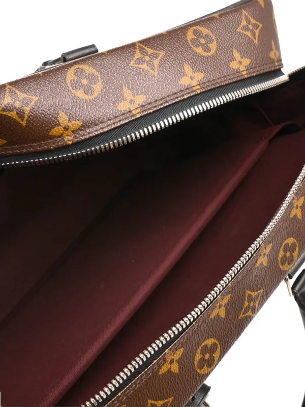 Louis Vuitton Pre-Owned 2011 Macassar Laptop Bag Brown FARFETCH IN