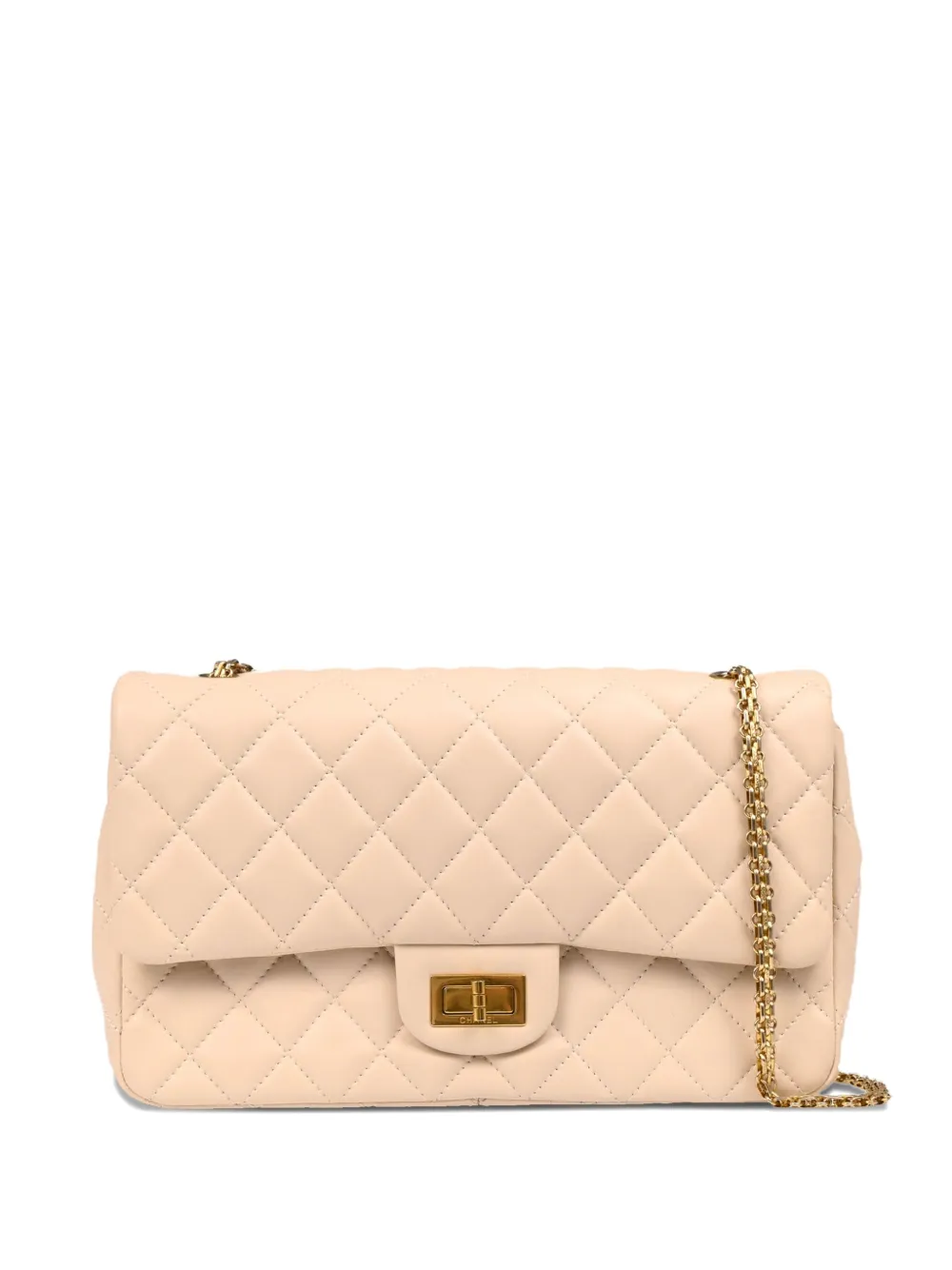 CHANEL Pre-Owned 2010 プレオウンド 2.55 リイシュー ショルダーバッグ - ニュートラル CHANEL Pre-Owned 2010 プレオウンド 2.55 リイシュー ショルダーバッグ - ニュートラル