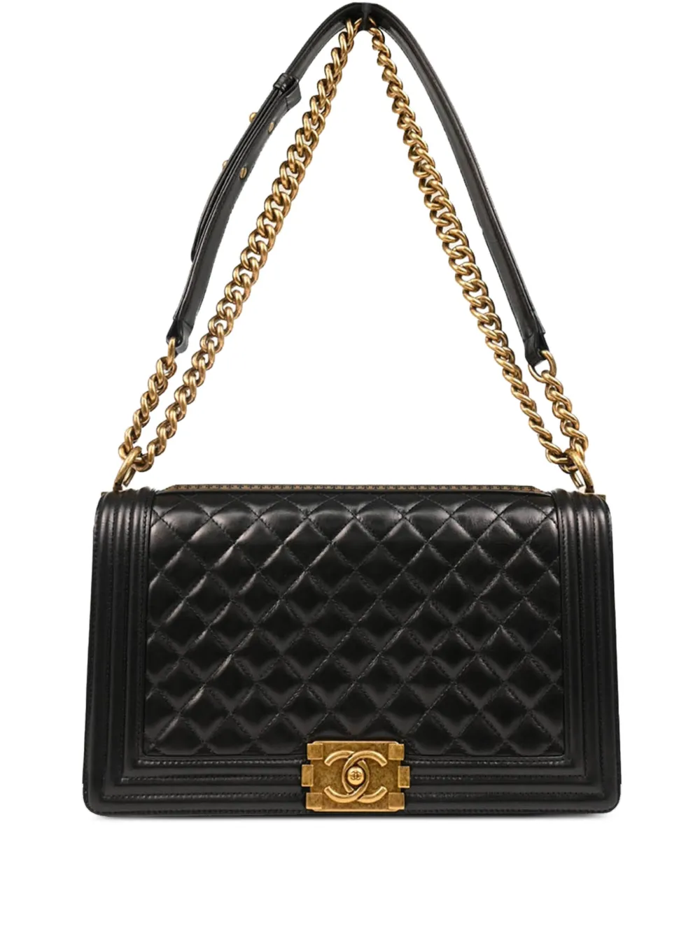 CHANEL Pre-Owned sac porté épaule en cuir à design matelassé | noir | Image 1