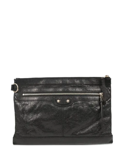 Balenciaga Pre-Owned textured leather zip wallet