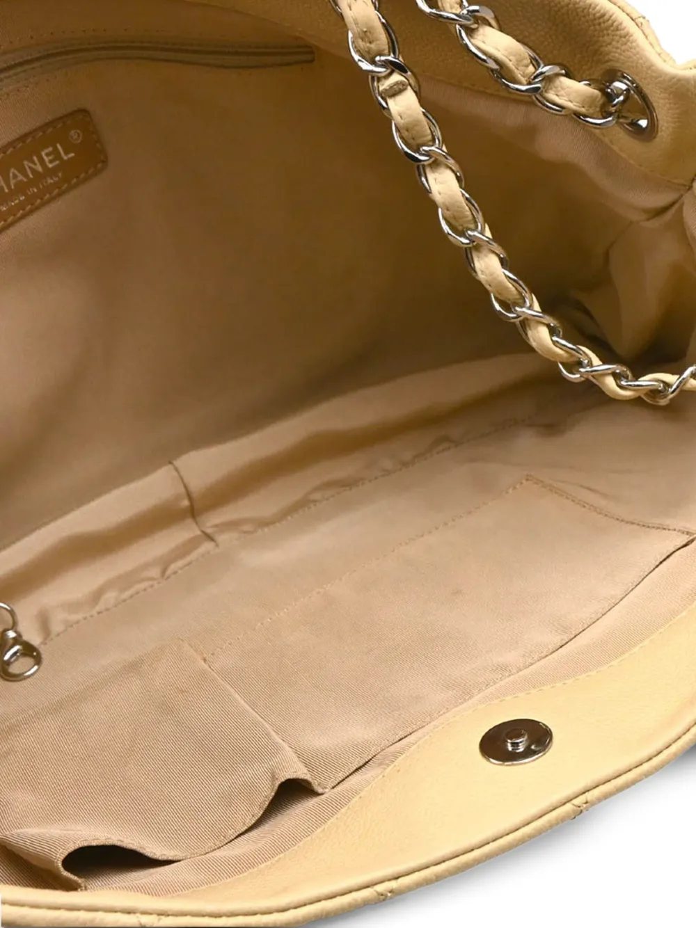 Pre-owned Chanel 2011 Timeless Tote Bag In Neutral