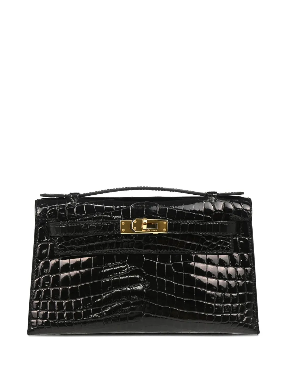 Hermès Pre-Owned 2013 ミニ ポシェット ケリー ハンドバッグ - ブラック Hermès Pre-Owned 2013 ミニ ポシェット ケリー ハンドバッグ - ブラック