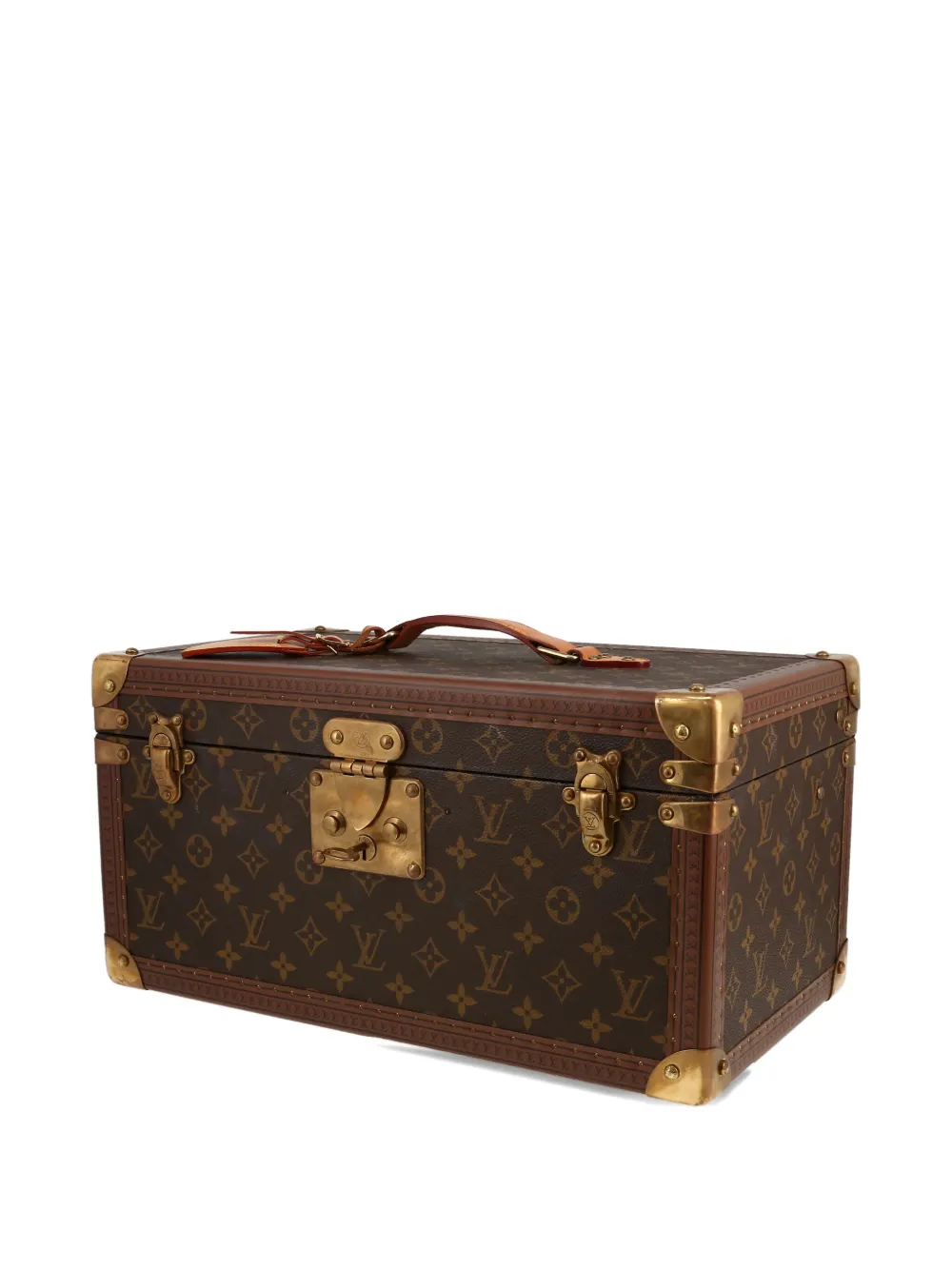 Pre-owned Louis Vuitton Boîte À Pharmacie Vanity Case In Brown