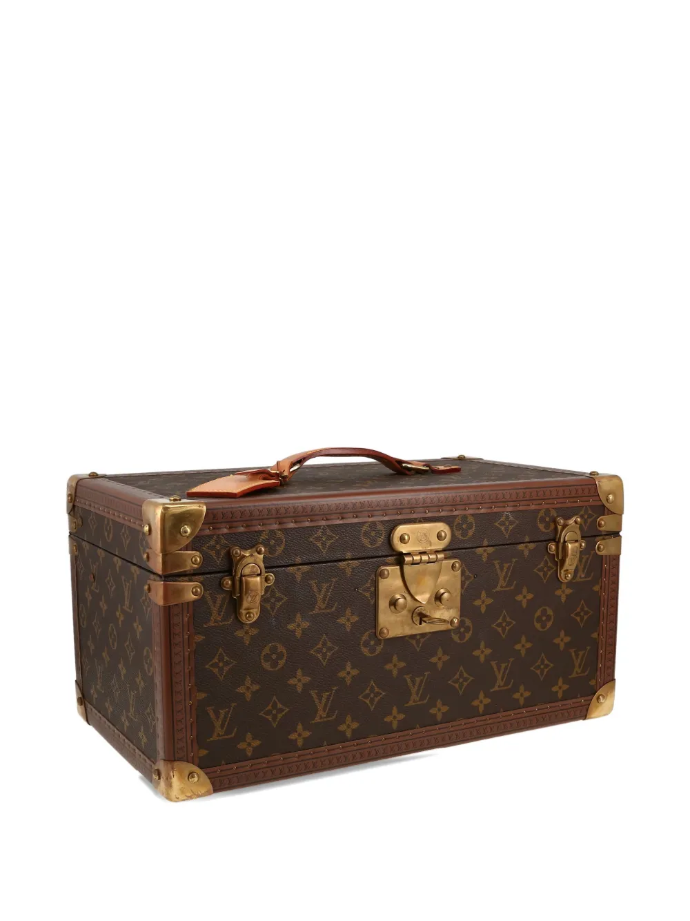 Pre-owned Louis Vuitton Boîte À Pharmacie Vanity Case In Brown