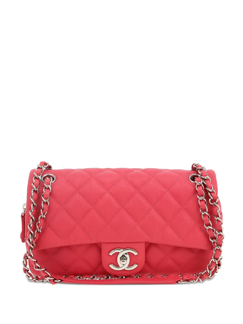 CHANEL Pre-Owned medium Easy Flap shoulder bag - ピンク CHANEL Pre-Owned medium Easy Flap shoulder bag - ピンク