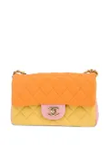 CHANEL Pre-Owned 2017 mini Classic Flap shoulder bag - Yellow