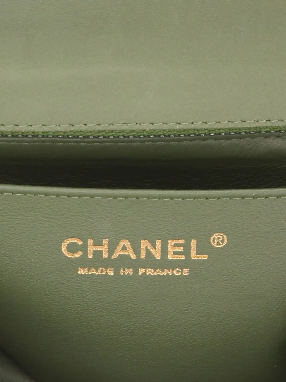 Pre-owned Chanel Mini Classic Flap Chevron Shoulder Bag